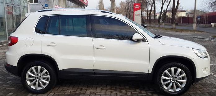 Фольксваген Тигуан сбоку