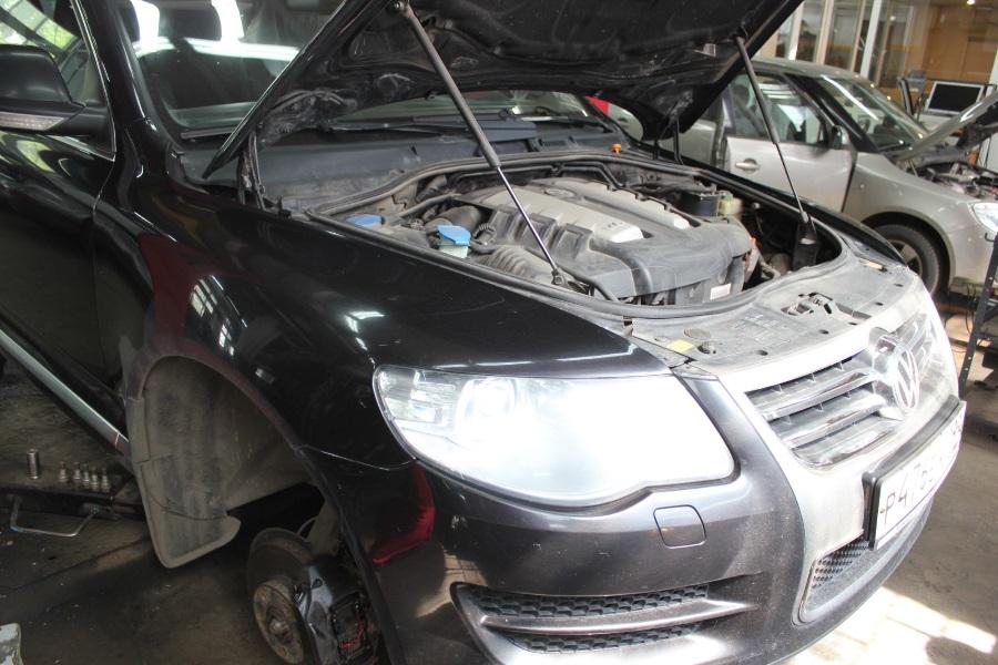 Туарег на ремонте в СТО