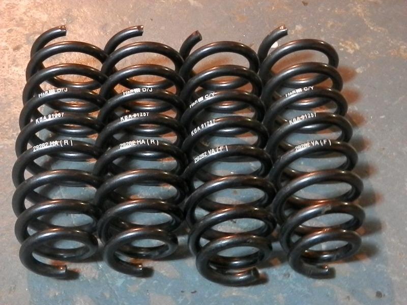 пружины подвески на Туарег