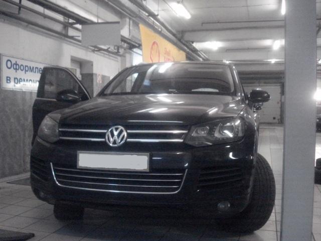 Фольксваген Туарег на обслуживании в СТО