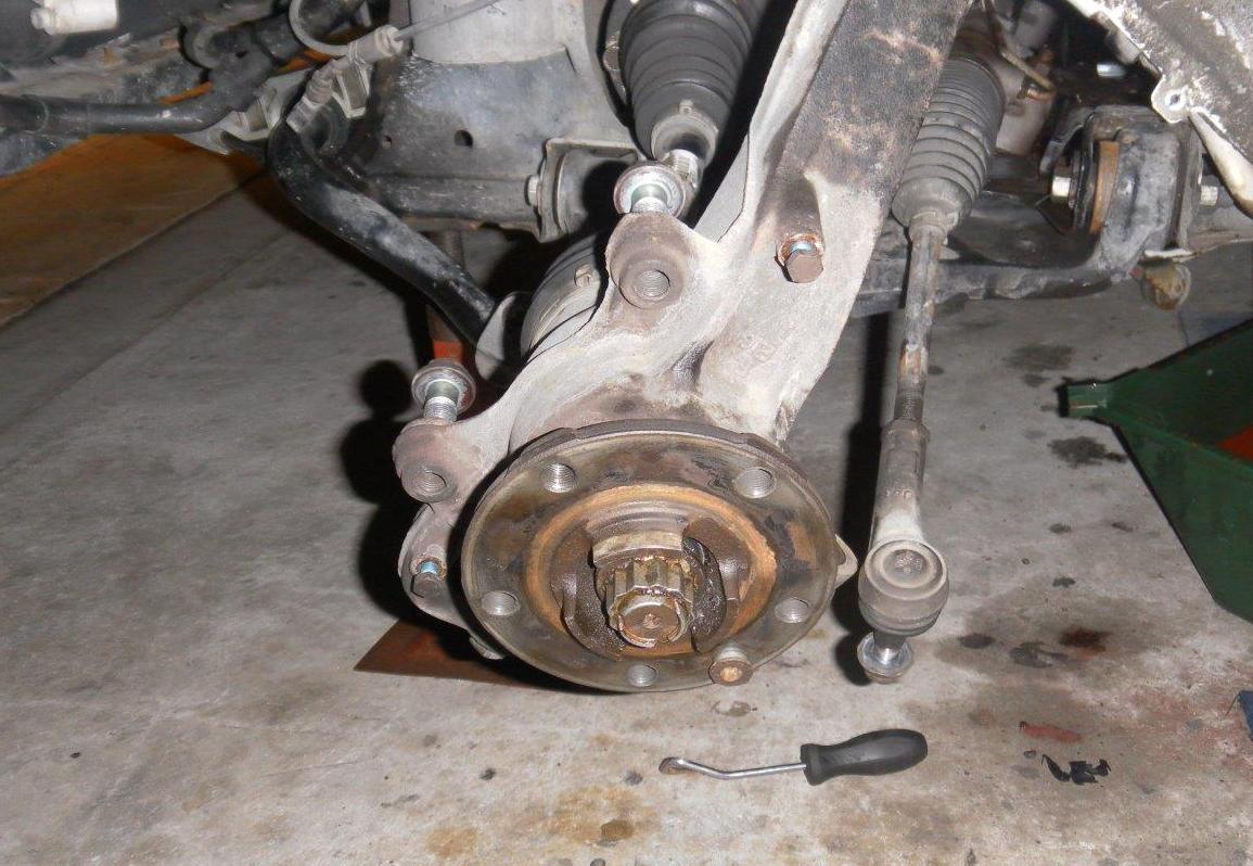 замена ступицы на Туареге