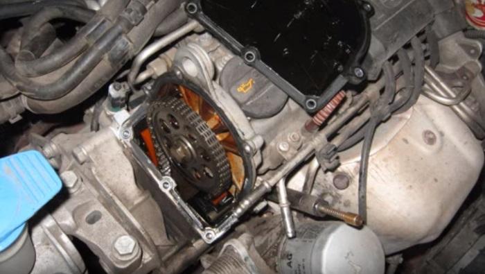 цепь ГРМ на двигателе Фольксваген