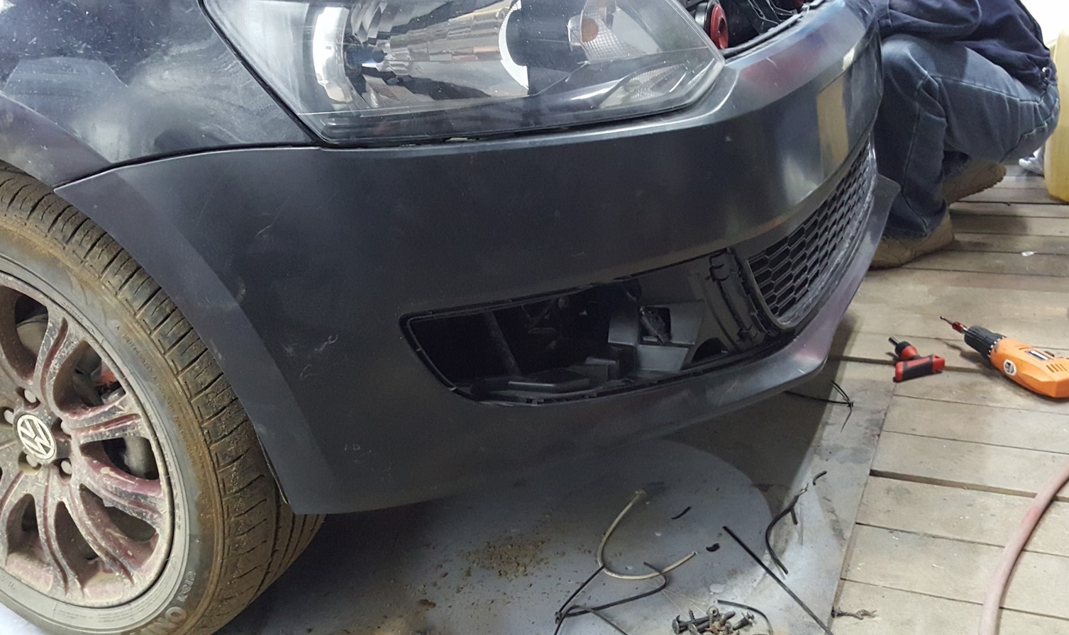 бампер на Поло