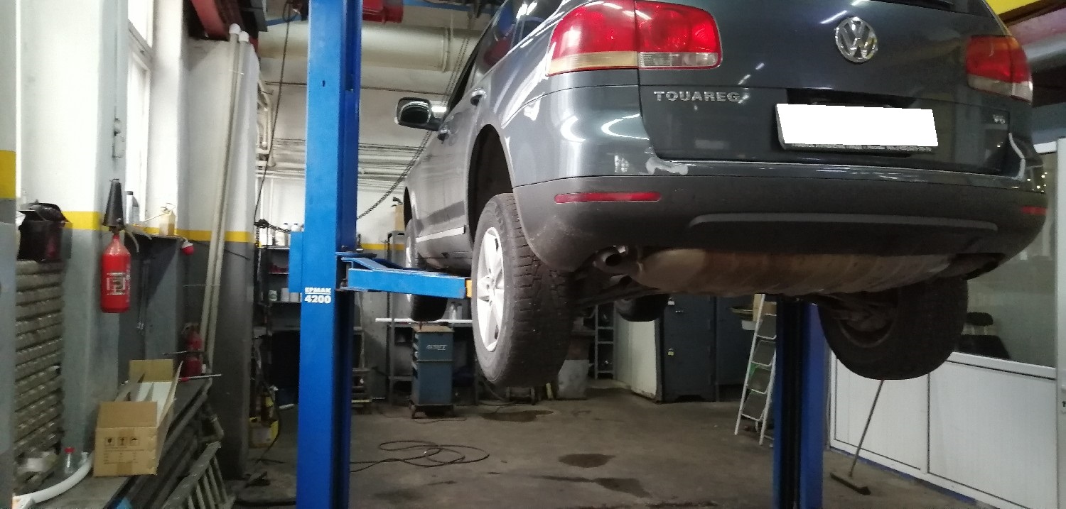 Туарег на подъемнике