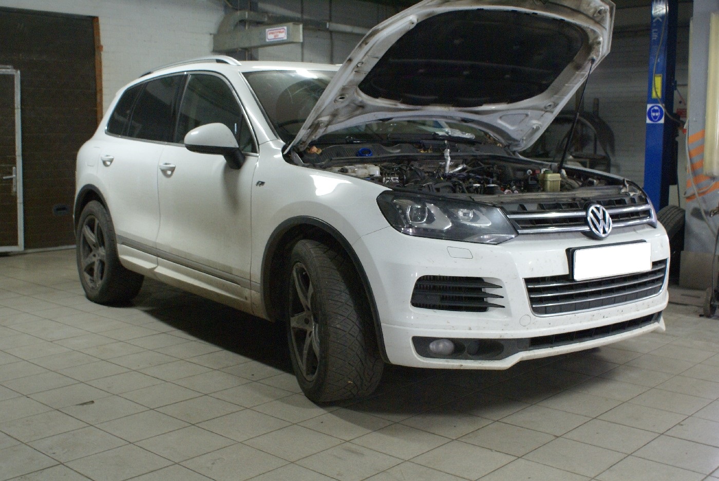 туарег в сервисе