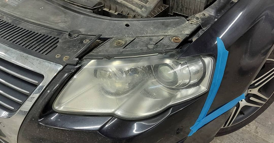 старая фара Пассат Б6