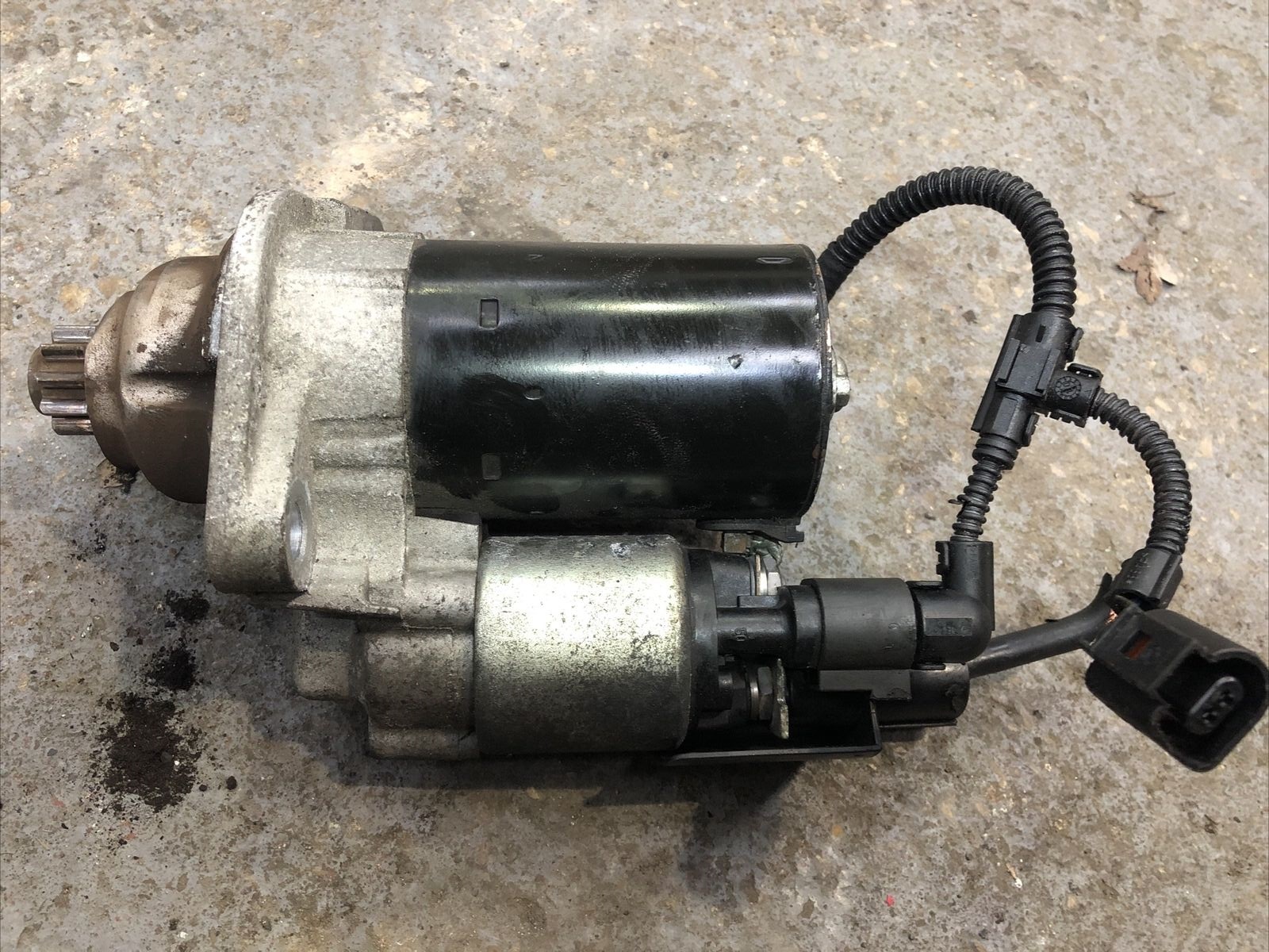 старый стартер фольксваген гольф