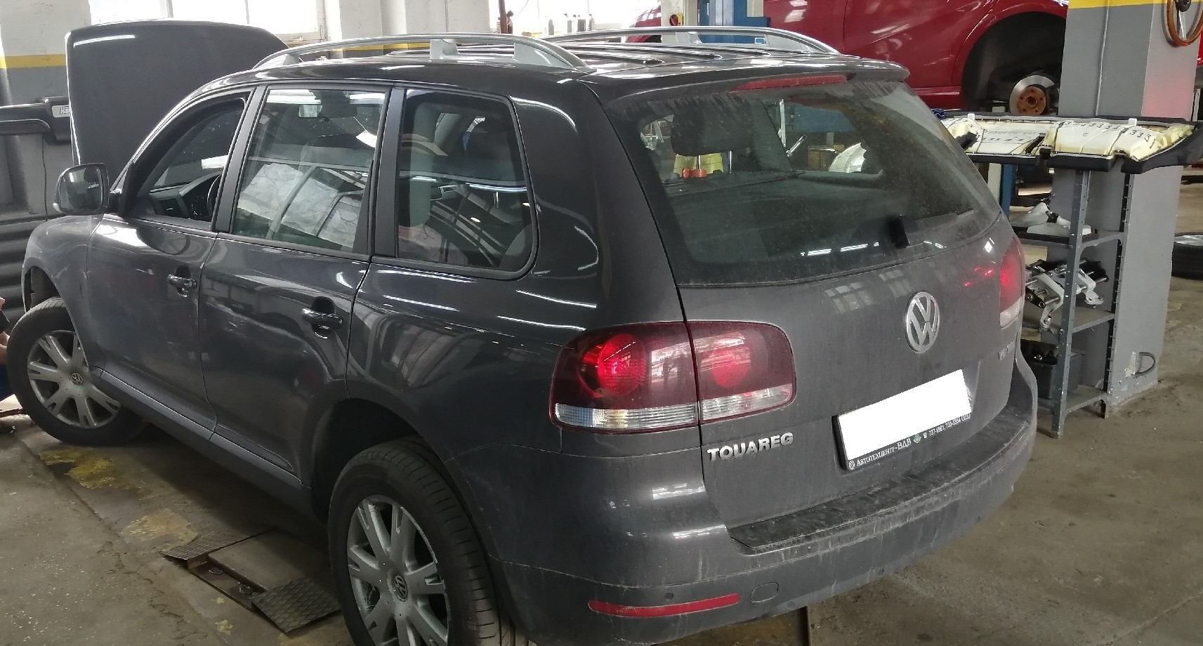 Туарег в автосервисе