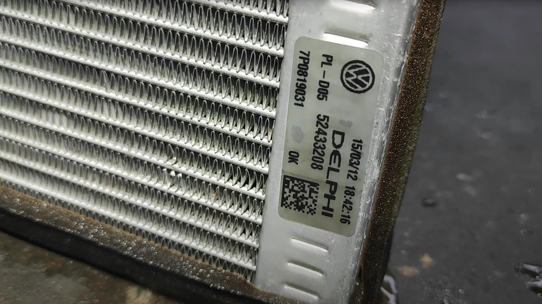 артикул радиатора печки Фольксваген Туарег