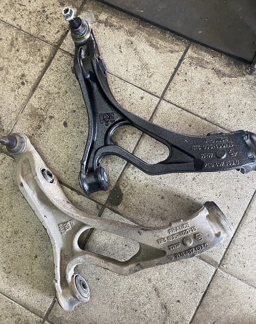 Старый и новый рычаги