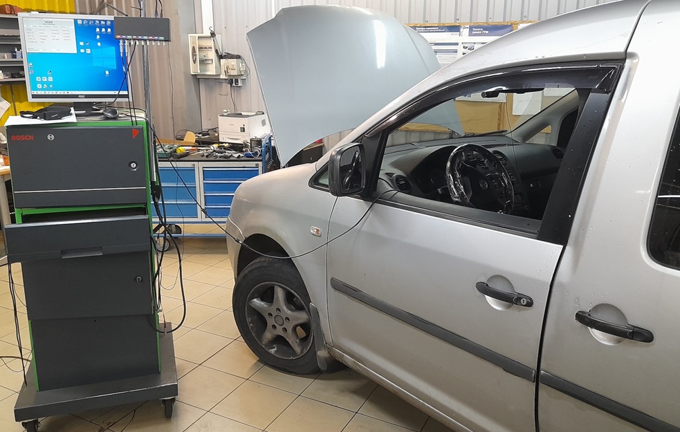 Диагностика и настройка двигателя Фольксваген Кадди после ремонта