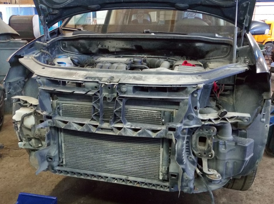 Замена радиатора Фольксваген Туран