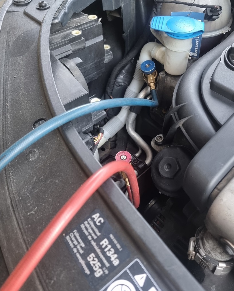 Подключение к кранам высокого и низкого давления