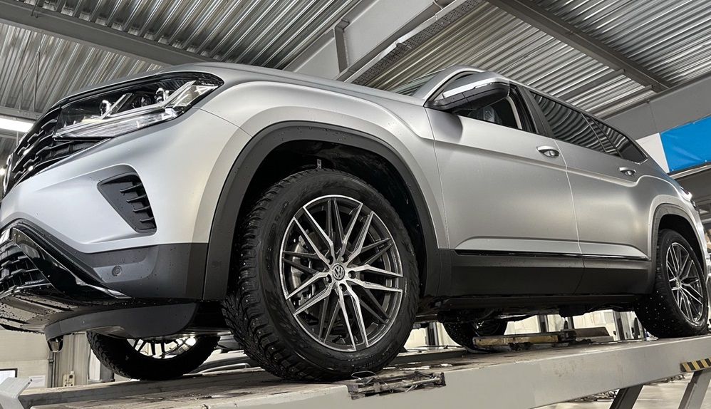 Фольксваген Терамонт в процессе замены антифриза