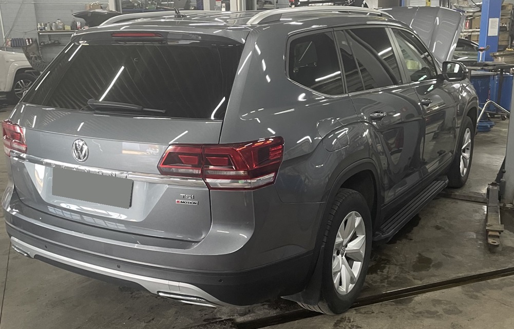 Фольксваген Терамонт в процессе замены турбины