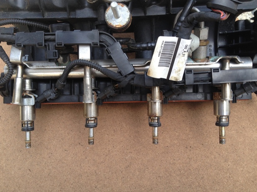 Инжекторы сняты для чистки