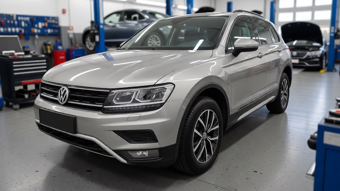 Фольксваген Тигуан после ремонта ДСГ в автотехцентре