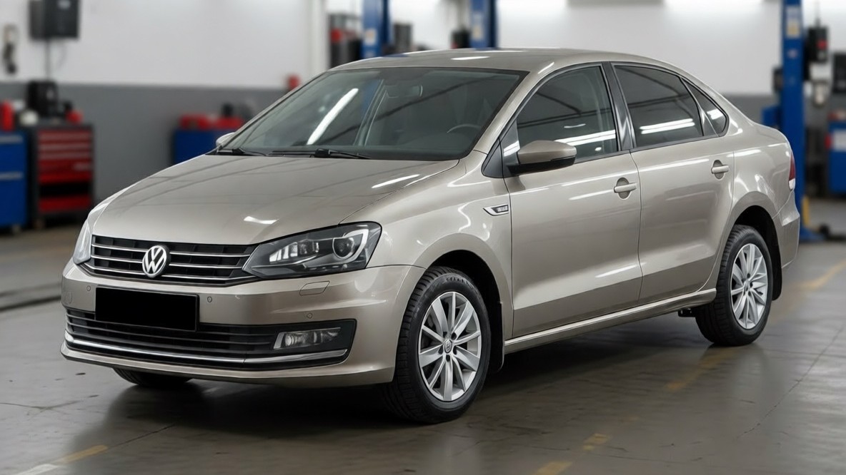 Фольксваген Поло Седан после замены воздушного фильтра в автосервисе