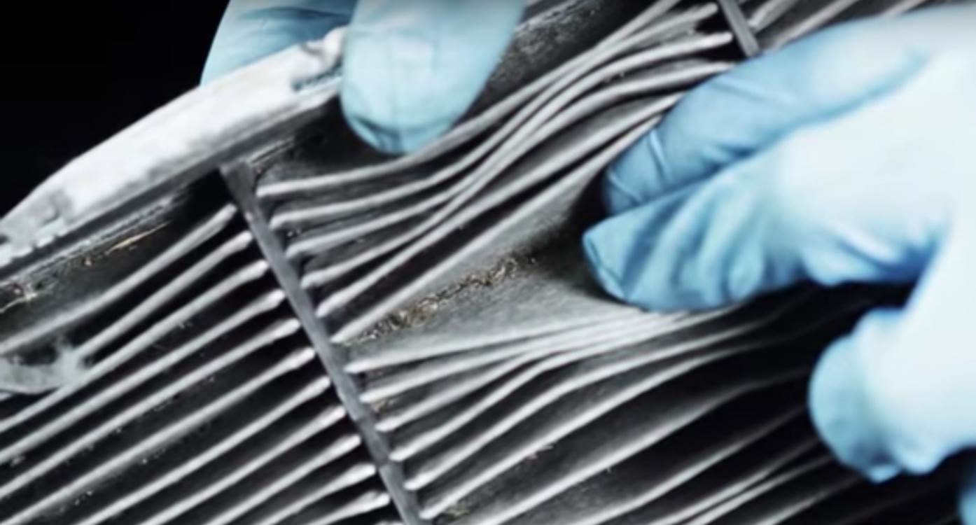 старый фильтр салона от Гольфа