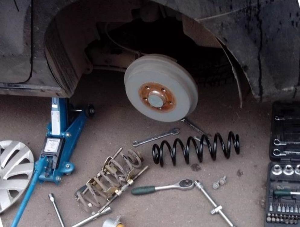 замена пружин подвески