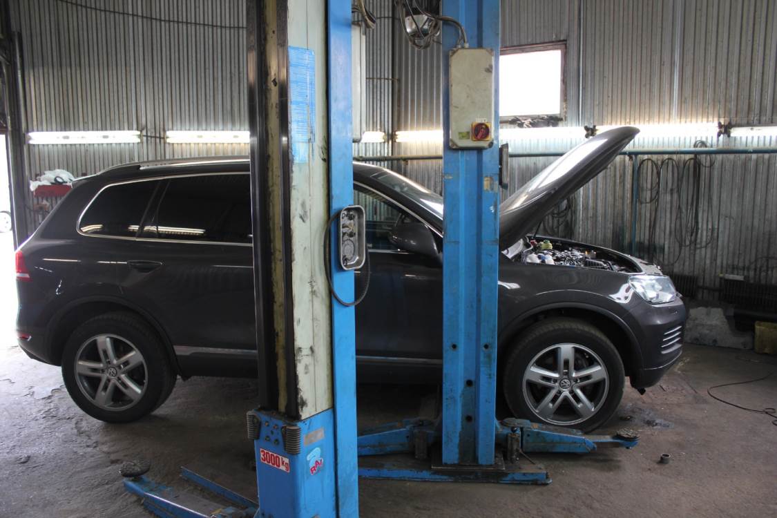Фольксваген Туарег в техцентре
