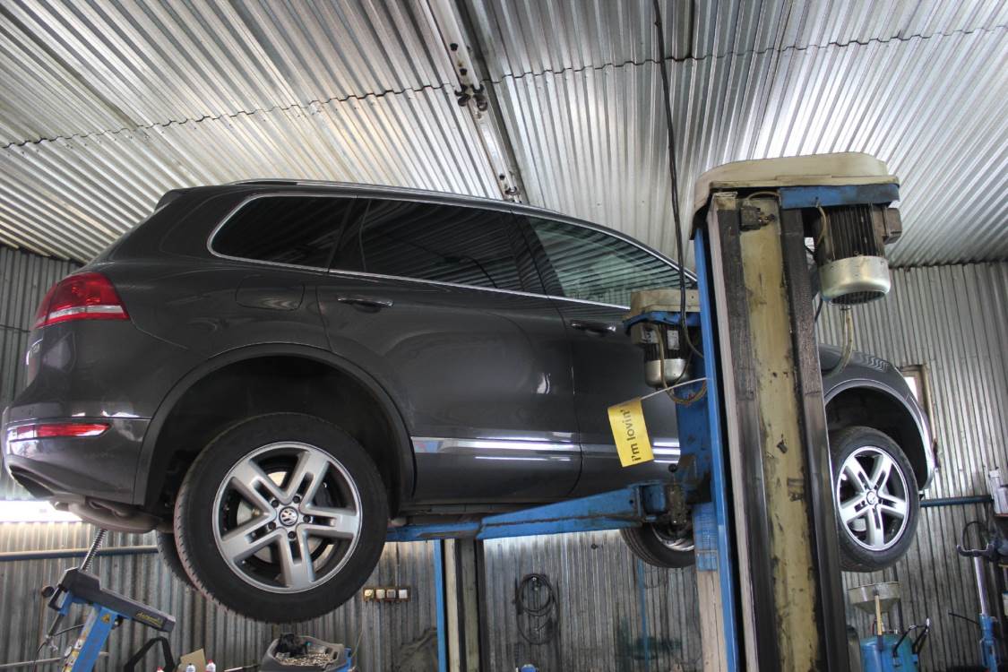 обслуживание Туарега на СТО