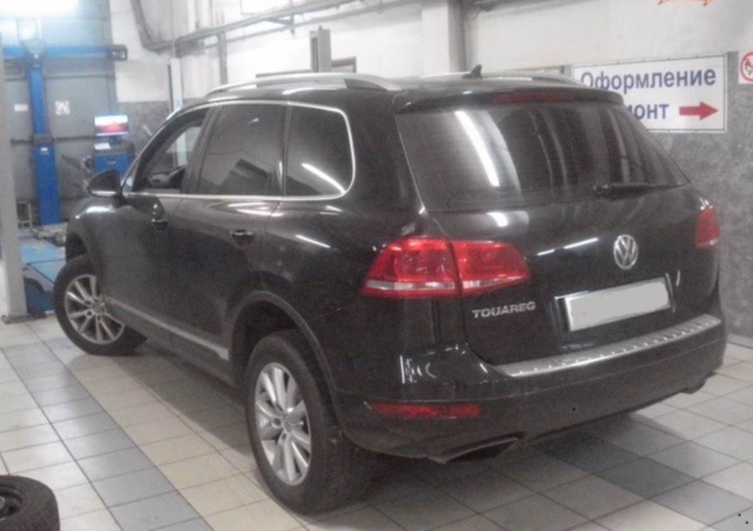 Туарег в сервисе перед ремонтом