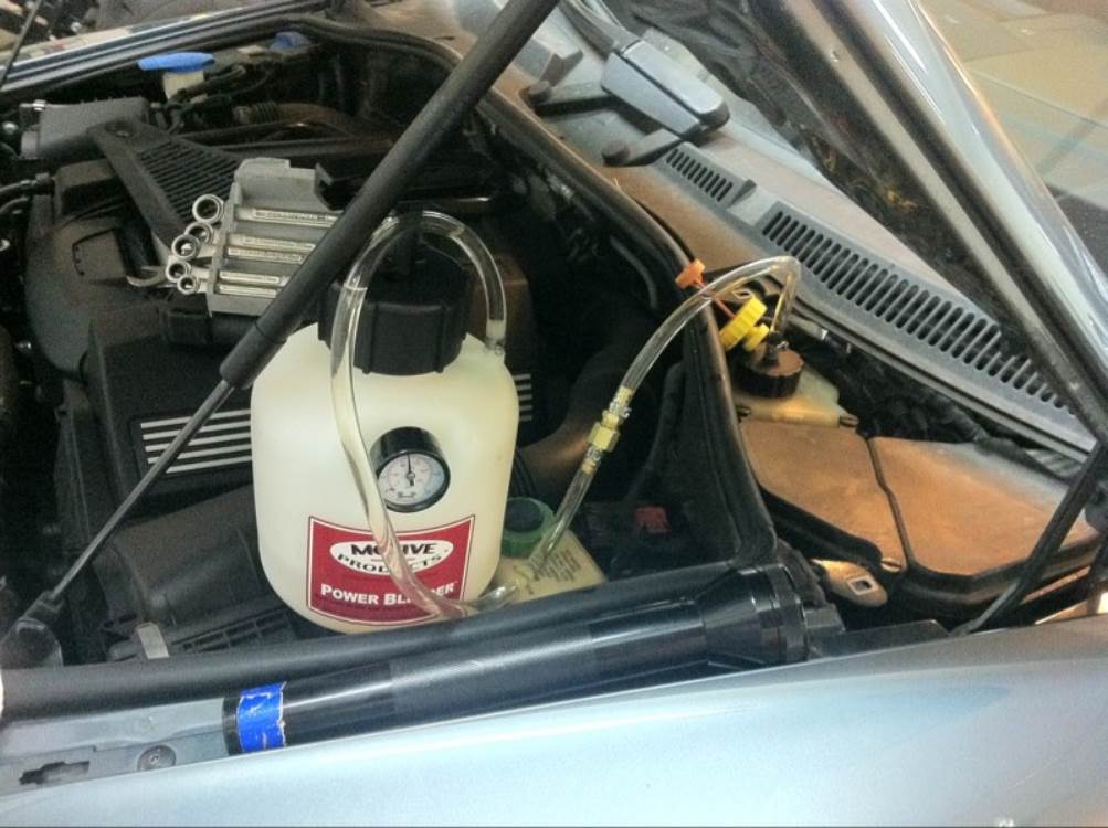 замена тормозной жидкости на Туарег