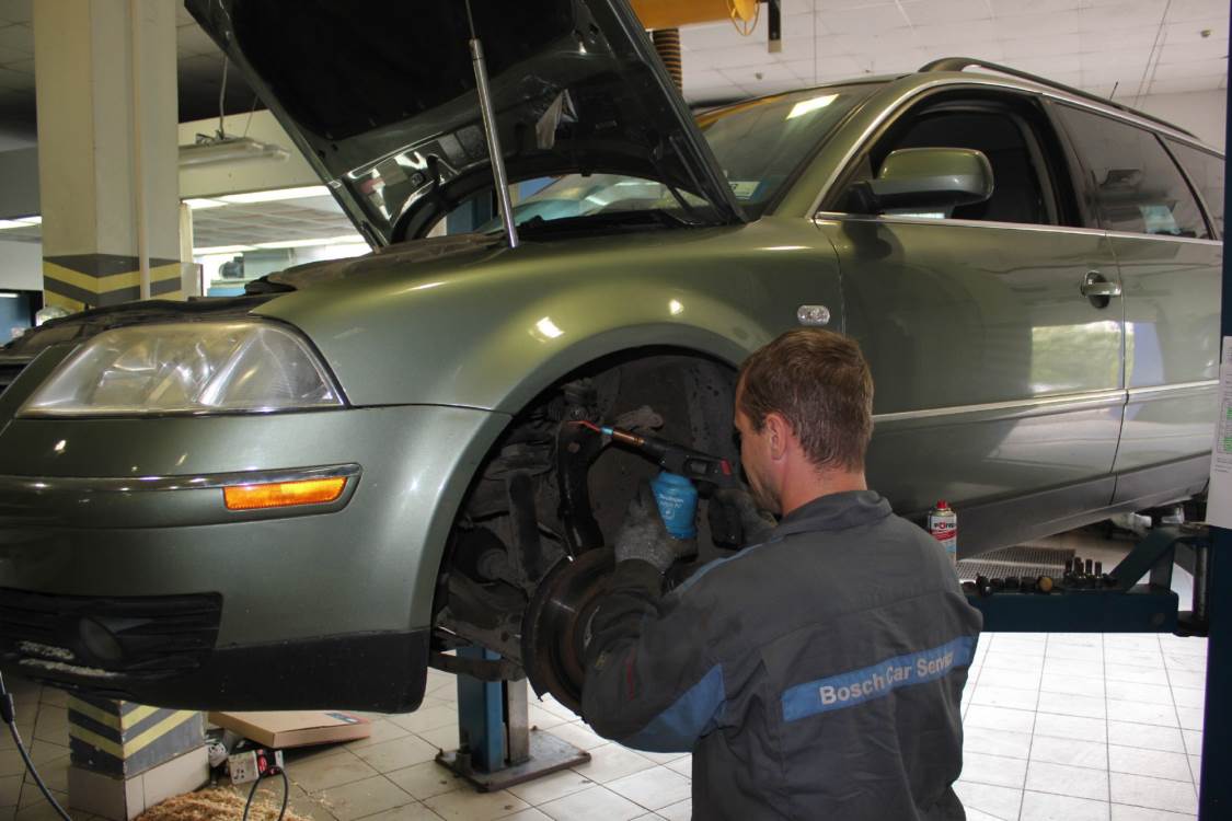 Пассат на СТО