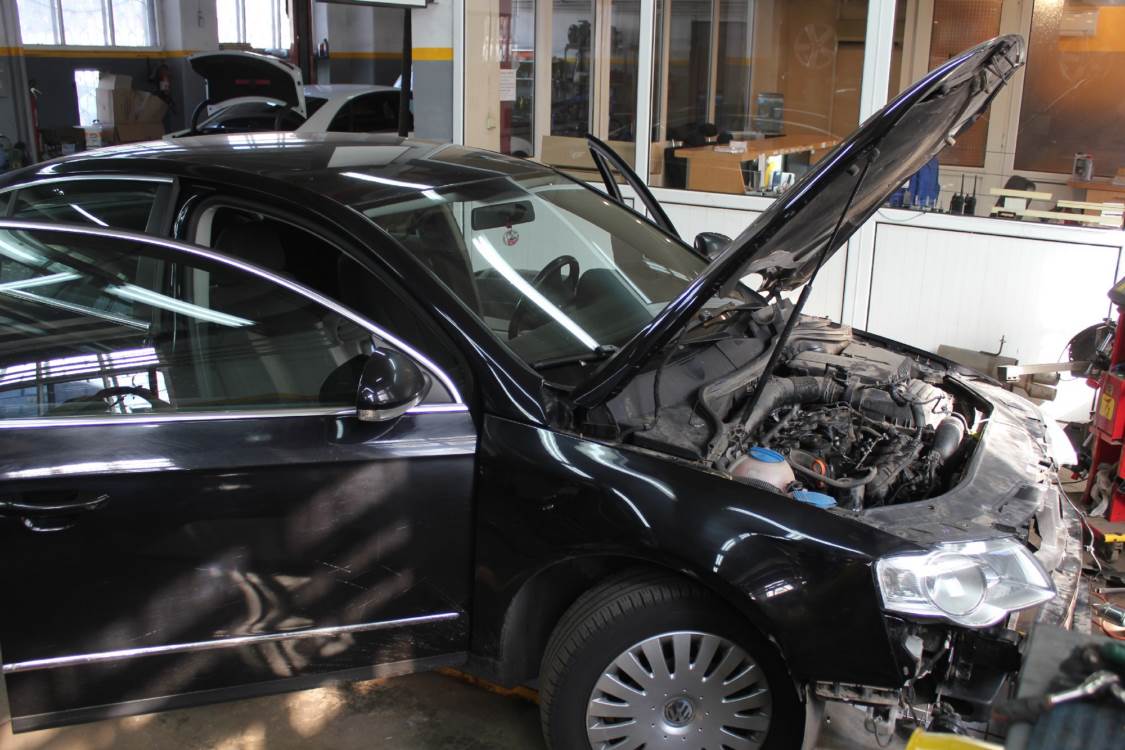 Фольксваген Пассат на обслуживании