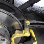 тормозной диск с суппортом