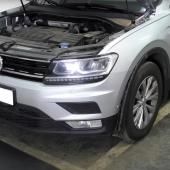 Фольксваген Тигуан с новыми фарами