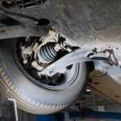 вид на колесо снизу