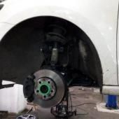 тормозной диск с суппортом