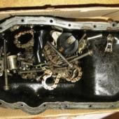 цепь ГРМ в поддоне двигателя