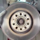 старый тормозной диск Тигуана