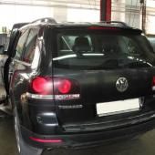 Туарег в ремзоне техцентра