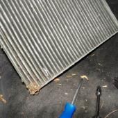 старый салонный фильтр