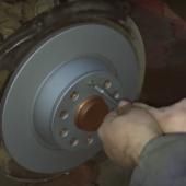 установка нового тормозного диска на Пассат