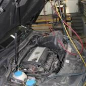 заправка кондиционера на Фольксвагене Пассате