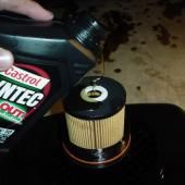 установка масляного фильтра