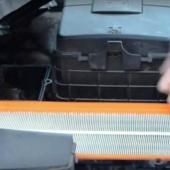 установка воздушного фильтра