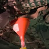 слив отработанного масла