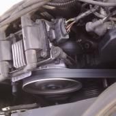 Новый насос ГУР на двигателе