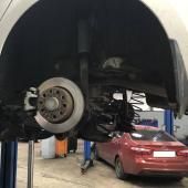 Замена сайлентблоков задней балки Фольксваген