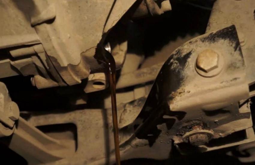 слив масла с МКПП