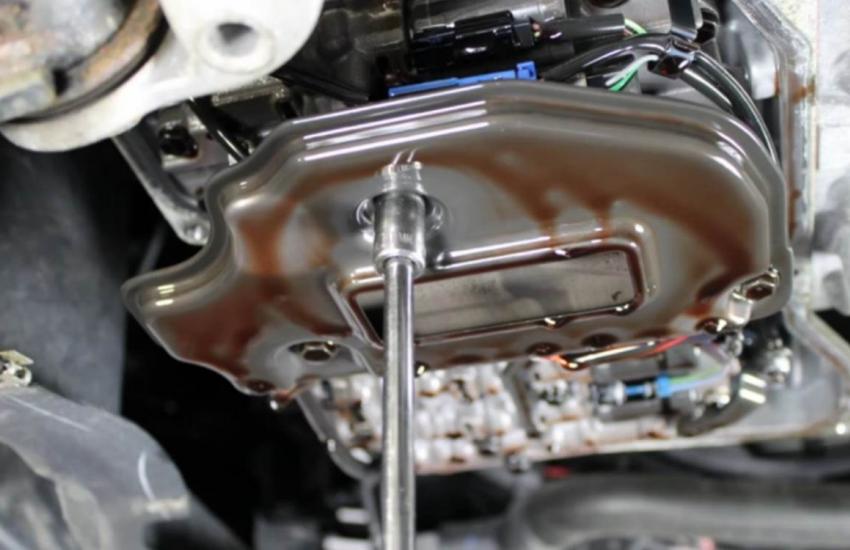 АКПП со снятым поддоном