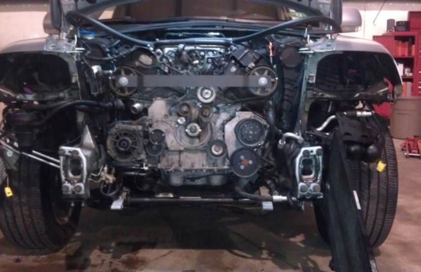 демонтаж мотора