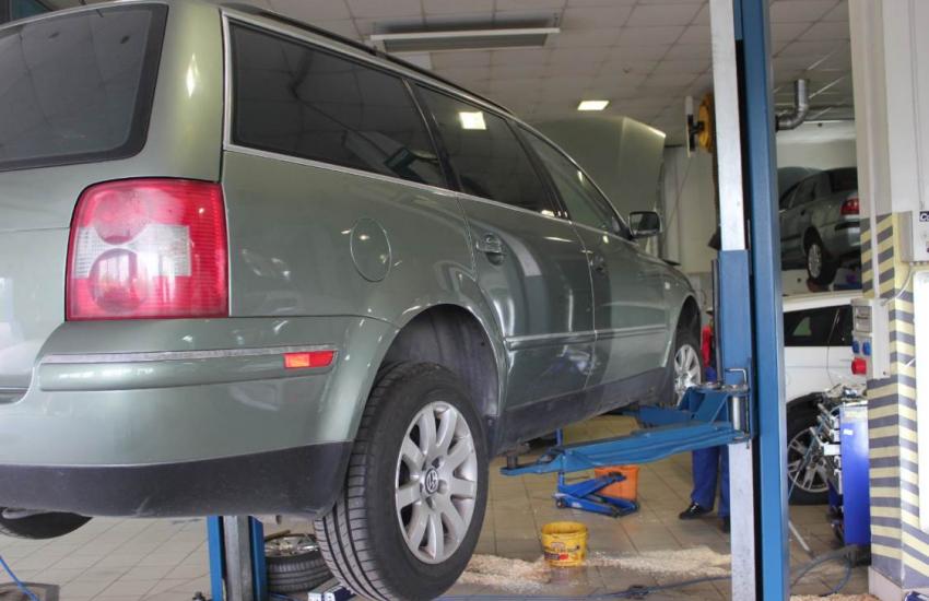 Пассат на СТО