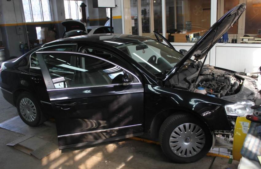 Пассат на СТО